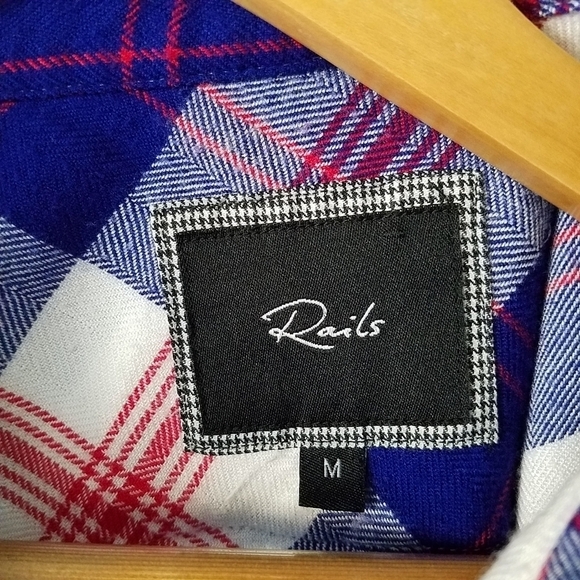 Rails Essential Plaid Button Front Checkered Longsleeve Soft Comfy Casual Shirt - Picture 10 of 10